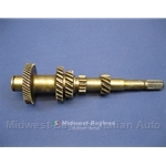 Input Shaft Cluster Shaft 4-Spd (Fiat 128 1977-79, Yugo) - OE NOS