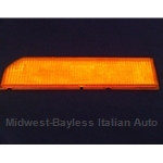Turn Signal Lens Rear Left - Amber (Lancia Beta Coupe All) - OE NOS -