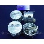 Piston Set 86.4mm SOHC w/Rings (Fiat Bertone X1/9, 128, Yugo) - NEW