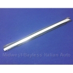 Quarter Window Rear Horizontal Trim w/Fastening Strip - Left (Fiat Pininfarina 124 Spider All) - U8