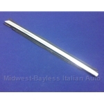 Quarter Window Rear Horizontal Trim w/Mounting Channel - Right (Fiat Pininfarina 124 Spider All) - U8