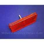 Reflector Red Carello (Fiat 850 Spider 1970-73 + Other Italian) - OE NOS