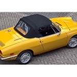 ROBBINS - Convertible Top Black Cloth (Fiat 850 Spider 1967-73) - NEW