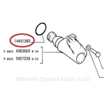 Speedometer Drive Assembly Sealing O-Ring (Fiat Pininifarina 124, 131/Brava w/AT) - NEW