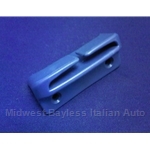 Seat Belt Guide Front Left or Right Blue (Fiat 124 Spider 1979-82) - OE NOS