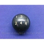 Shifter Knob Ball-Style 4-Spd (Fiat X1/9, 124, 128, 850) - U8