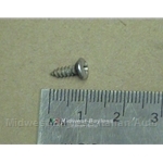 Screw M3x10 Philips Oval Head Stainless (Fiat Bertone X1/9, 124 Spider All) - U8