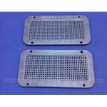 Speaker Grille PAIR for Rear Tray - Metal (Fiat Bertone X1/9 All) - U8