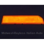 Turn Signal Lens Rear Right - Amber (Lancia Beta Coupe All) - OE NOS