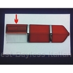 Tail Light Lens (Fiat 124 Coupe 1968-69) Right Upper Inner - OE NOS