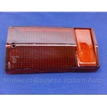 Tail Light Lens Left Center (Fiat 124 Spider 1970, 1973-78) - NEW