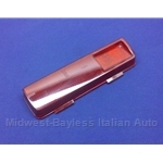 Tail Light Lens Left Lower Red (Fiat 124 Coupe 1970-72) - OE NOS