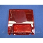 Tail Light Lens Right Red (Fiat 124 Coupe 1973-75) - OE NOS