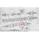 Trans Bearing Center Cluster Lay Shaft (Fiat Pininfarina 124 Spider Coupe All 5-Spd+4-Spd, 1500 Cabriolet) - NEW