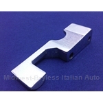 Trunk Engine Cover Release Lever Left - Chrome (Fiat Bertone X1/9) - U8