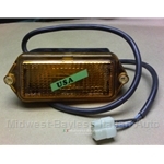 Turn Signal Assembly Front Right Amber (Fiat 124 Sedan 1974) - OE NOS