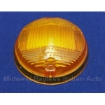 Turn Signal Lens Front Amber (Fiat 124 Coupe, Fiat 850 Coupe, 1100R - OE