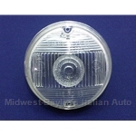 Turn Signal Lens Front Clear (Fiat 124 Coupe 1967, 850 Coupe, 1100R) - OE