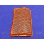 Turn Signal Lens Front Left (Fiat 124 Sedan Wagon 1970-74) - OE