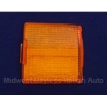 Turn Signal Lens Rear Left Amber (Fiat 124 Spider 1970, 1973-78) - NEW