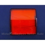 Turn Signal Lens Rear Right Red (Fiat 124 Spider 1970, 1973-78) - NEW