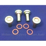 Valve Cover Thumb Nut DOHC SET - Early Style 4x (Fiat 124, 131, Lancia) - OE/RECONDITIONED