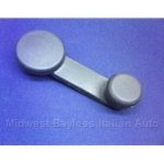 Window Crank Handle - Black (Fiat Bertone X1/9 1979-88) - U8