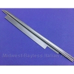 Quarter Window Rear Horizontal Trim - Plastic Fastening Strip Right (Fiat Pininfarina 124 Spider All)  - OE NOS