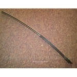 Wing Window Quarter Window Channel Left - Stainless (Fiat Bertone X1/9 1973-85) - OE NOS