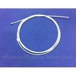 Trunk Release Cable + Engine Cover - Braided (Fiat Bertone X19 All) - NEW
