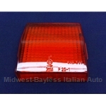Turn Signal Lens Rear Right Red (Fiat 124 Spider 1970, 1973-78) - OE NOS