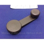 Window Crank Handle - Brown (Fiat Bertone X1/9 1979-88) - OE NOS