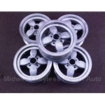 Alloy Wheels SET 5x "Roosevelt" AR Libre Style 13x5 (Fiat 850, 128, 124, X1/9) - U8