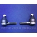 Tie Rod End Set - Inner and Outer (Fiat Pininfarina 124 Spider, Coupe 1970-On) - NEW