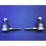 Tie Rod End SET - Inner and Outer (Fiat Pininfarina 124 Spider, Coupe 1970-On) - NEW