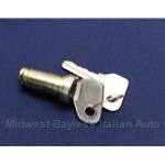 Trunk Lock Tumbler w/Key (Fiat Bertone X1/9 All) - OE NOS