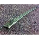Wing Window Quarter Window Channel Right - Stainless (Fiat Bertone X1/9 1973-85) - OE NOS