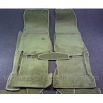 Carpet SET Dark Tan PLUSH (Fiat 124 Spider 1968-82 + 1983-On) - NEW