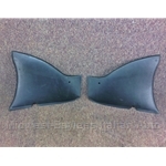 Interior Rear Quarter Trim Panel PAIR - Black (Fiat 124 Spider All) - U8