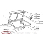 Deecklid Trunk Catch (Fiat 131) - OE NOS