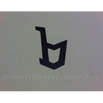 "b" Bertone Decal - 2" - NEW