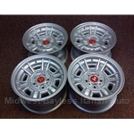 Alloy Wheels SET 4x Cromodora CD-66 13x8" (Fiat 124, X1/9, 850, 128, 131) - NEW