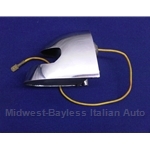 License Plate Light - Bumper End Chrome (Fiat 850 Spider All) - U8.5