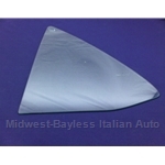 Quarter Window Door Glass Front Right - TINTED (Lancia Scorpion / Montecarlo) - U8