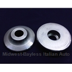 Strut Centering Cone Lower STEEL PAIR 2x For Late / KYB Rear Struts 14mm / 57mm (Fiat Bertone X1/9 All) - NEW