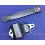 Seat Belt Pair 2-Pt Driver + Passenger FIAT Logo (Fiat X1/9 1973-78) - OE NOS