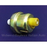Oil Pressure Gauge Sending Unit w/Spade Terminal (Fiat Lancia All exc. 850) - OE
