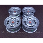 Alloy Wheels SET 4x Cromodora CD-68 15x7" (Fiat 124, X1/9,131. Lancia Scorpion) - NEW