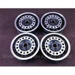 Alloy Wheels SET 4x Speedline "Phone Dial" (Fiat Bertone X1/9, 128, 850, Lancia Scorpion) - U8