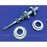 Input Shaft Cluster Shaft and Straight Cut Gears (Fiat Bertone X1/9 5-Spd) - U8